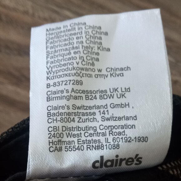 Claire's Smile Baseball Gold Hat Cap Mesh Back Polyester & Cotton NEW Adjustable - Picture 4 of 5